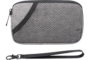 FIREDOG Odor Proof Bags, Smell Proof Pouch Carbon Lined Travel Stash Storage Smellproof Bags (Grey, 6.5"x4")