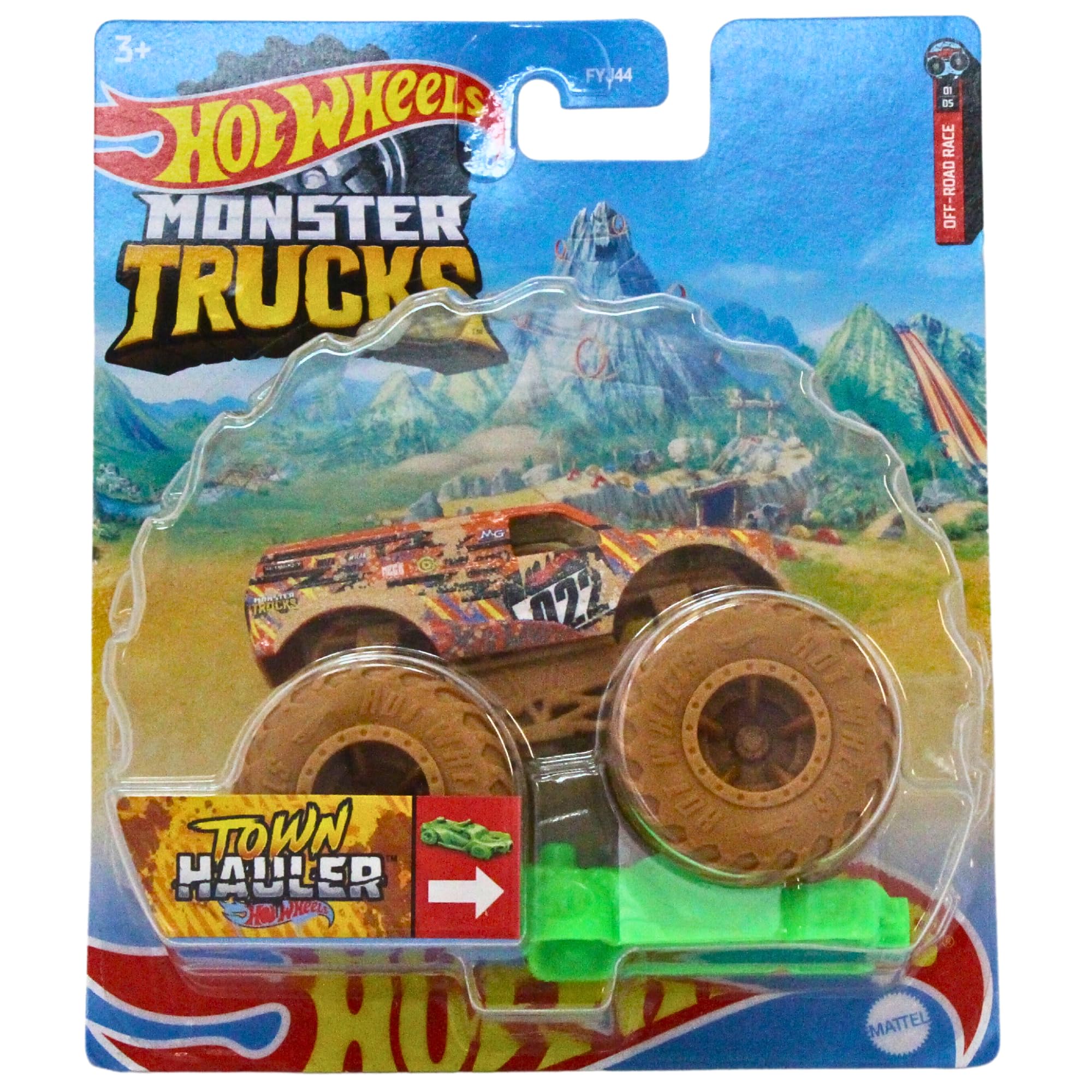Hot Wheels Monster Trucks Town Hauler 1:64 Scale Diecast
