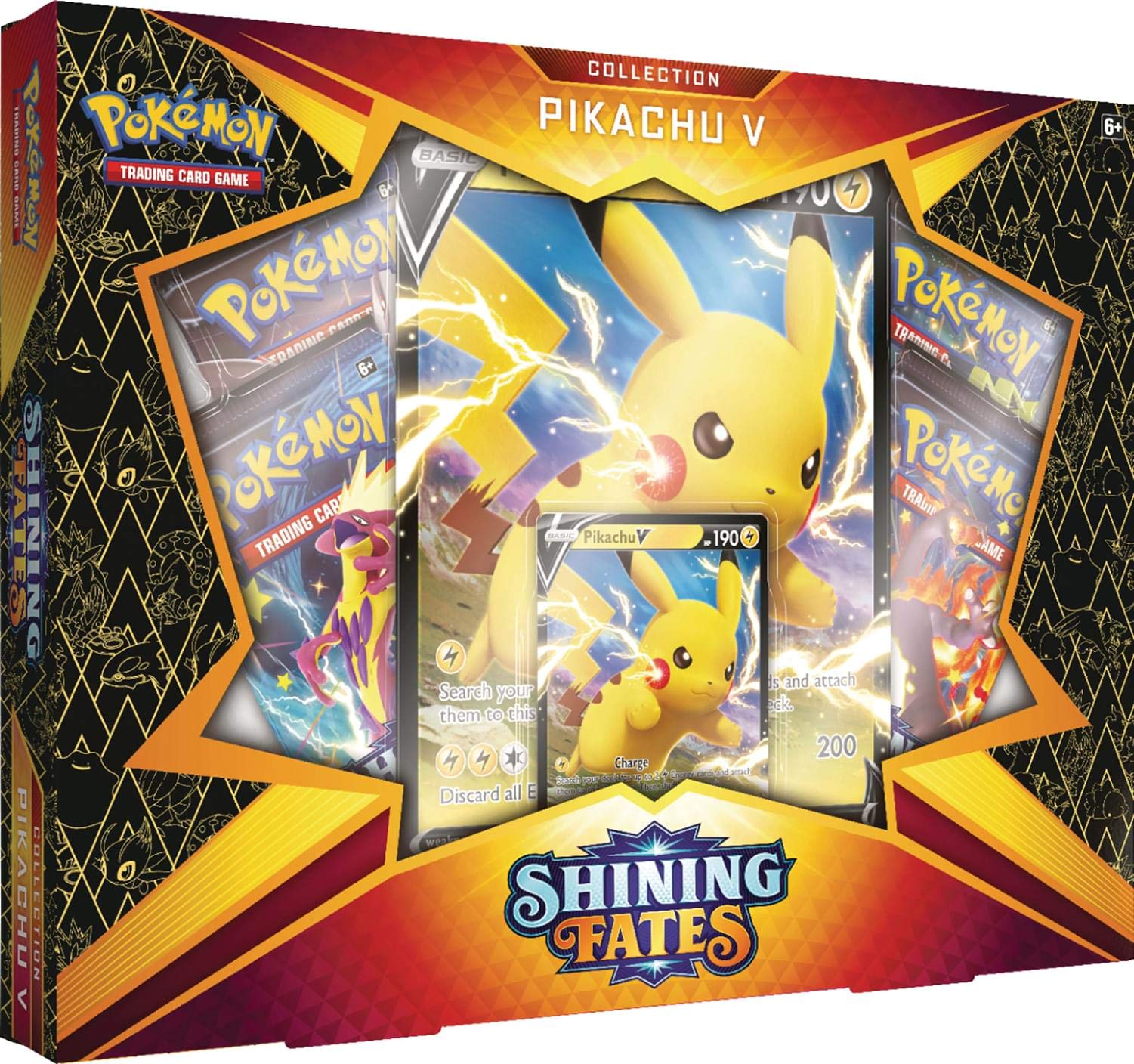 Pokémon TCG: Colección Shining Fates Pikachu V Caja