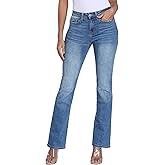 WAYRUNZ Women's Mid Rise Bootcut Jeans