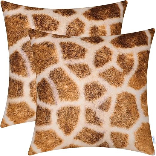 Amazon Com Calitime Pack Of 2 Cozy Fleece Throw Pillow Cases
