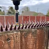 S4U Fence Wall Spikes 12pc Anti-Climb Deterrent Brown 44.3cm 5.3m-15.9m view 7