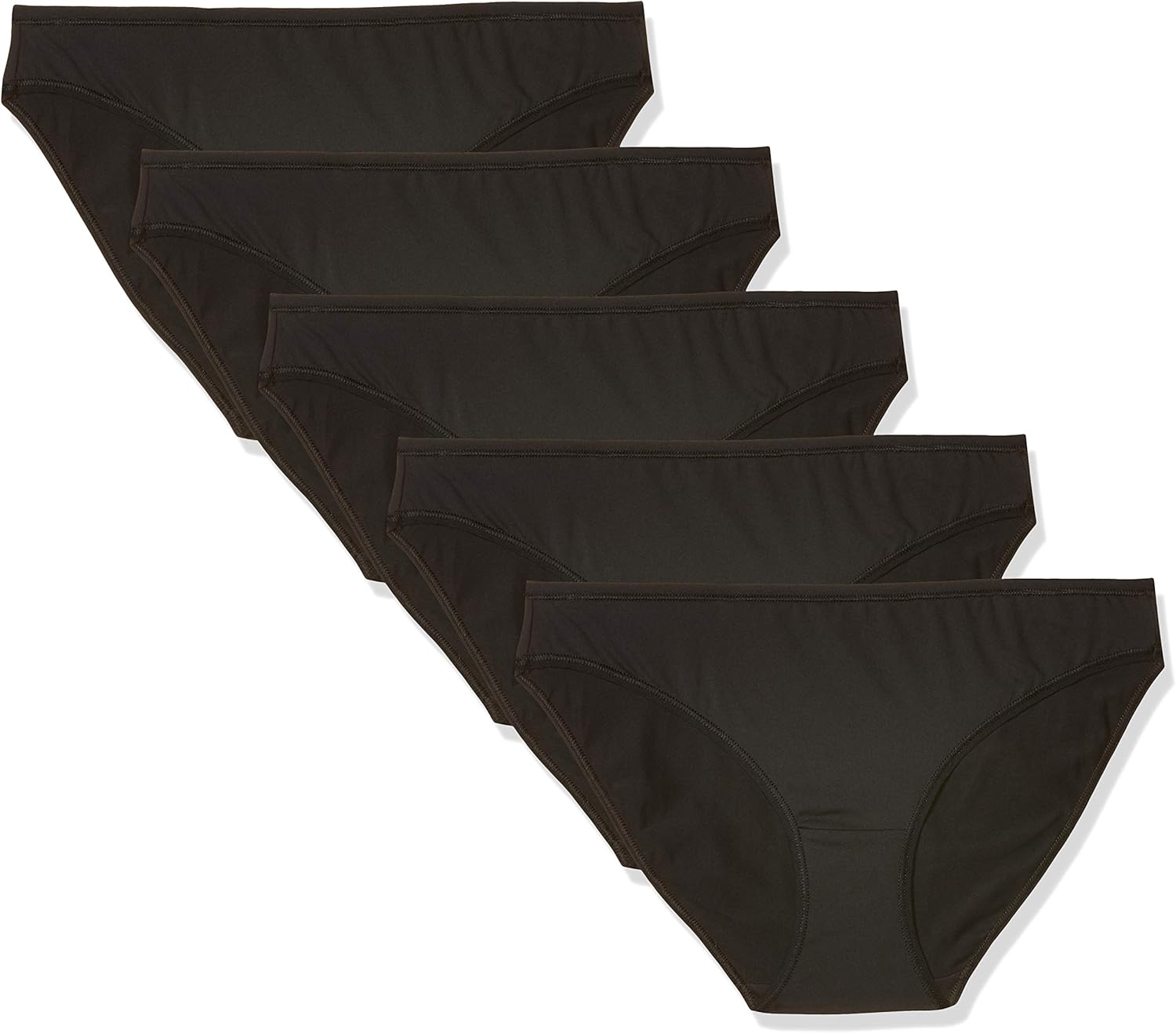 Buy Marks & Spencer Women's Plain/Solid Bikini (Pack of 5) at Amazon.in