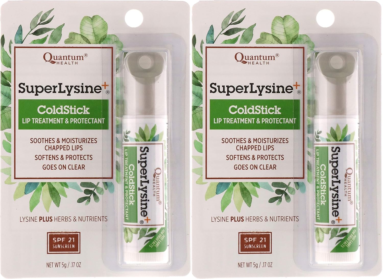 Super Lysine Plus+ ColdStick, SPF 21, Regular 0.17 oz by