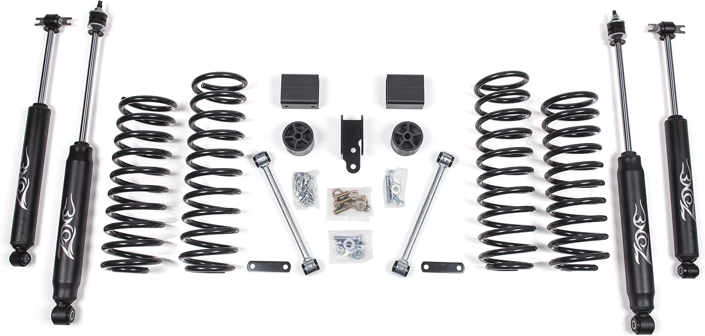 Zone Offroad J13N 07-12 Jeep JK 4dr 3in Suspension Kit