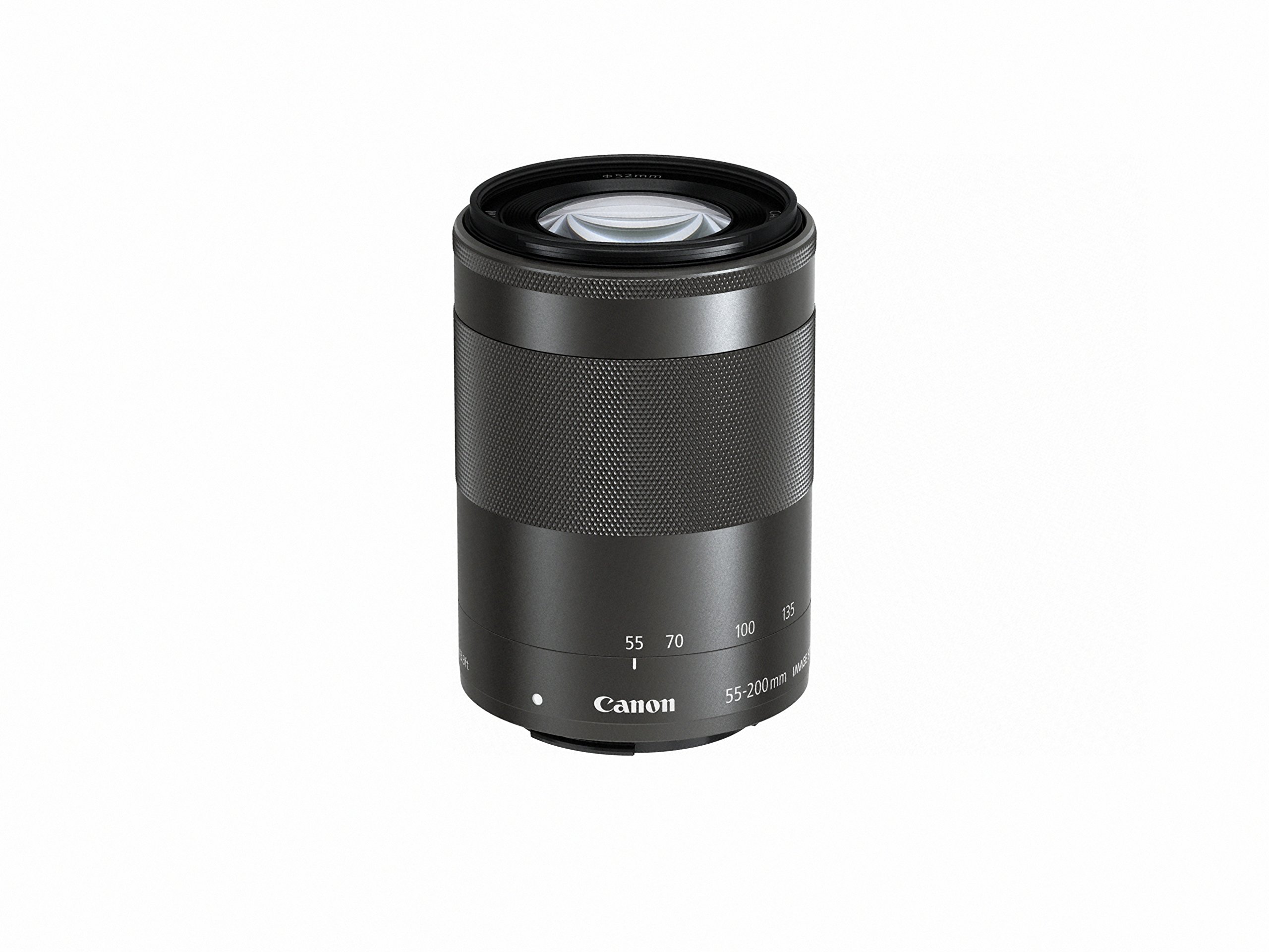 Canon 55-200mm EFM f4.5-6.3 is STM Lens - Black