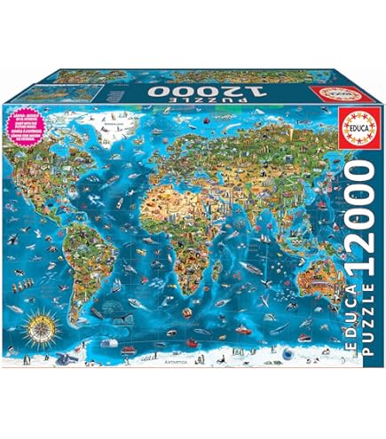 Amazon.com: Educa Borrás - 8000 Piece Puzzle : Toys & Games