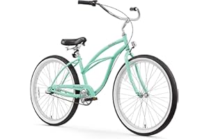 FIRMSTRONG sixthreezero Urban Lady Beach Cruiser Bike, Women's 3 Speed Hybrid Bicycle