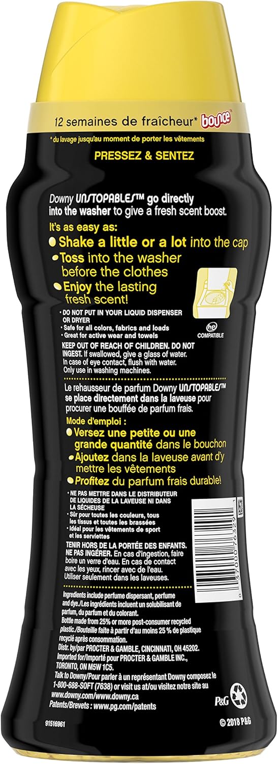 Downy Unstopables In-Wash Scent Booster Beads, Bounce Outdoor Fresh Scent, 14.8 oz: Health & Personal Care
