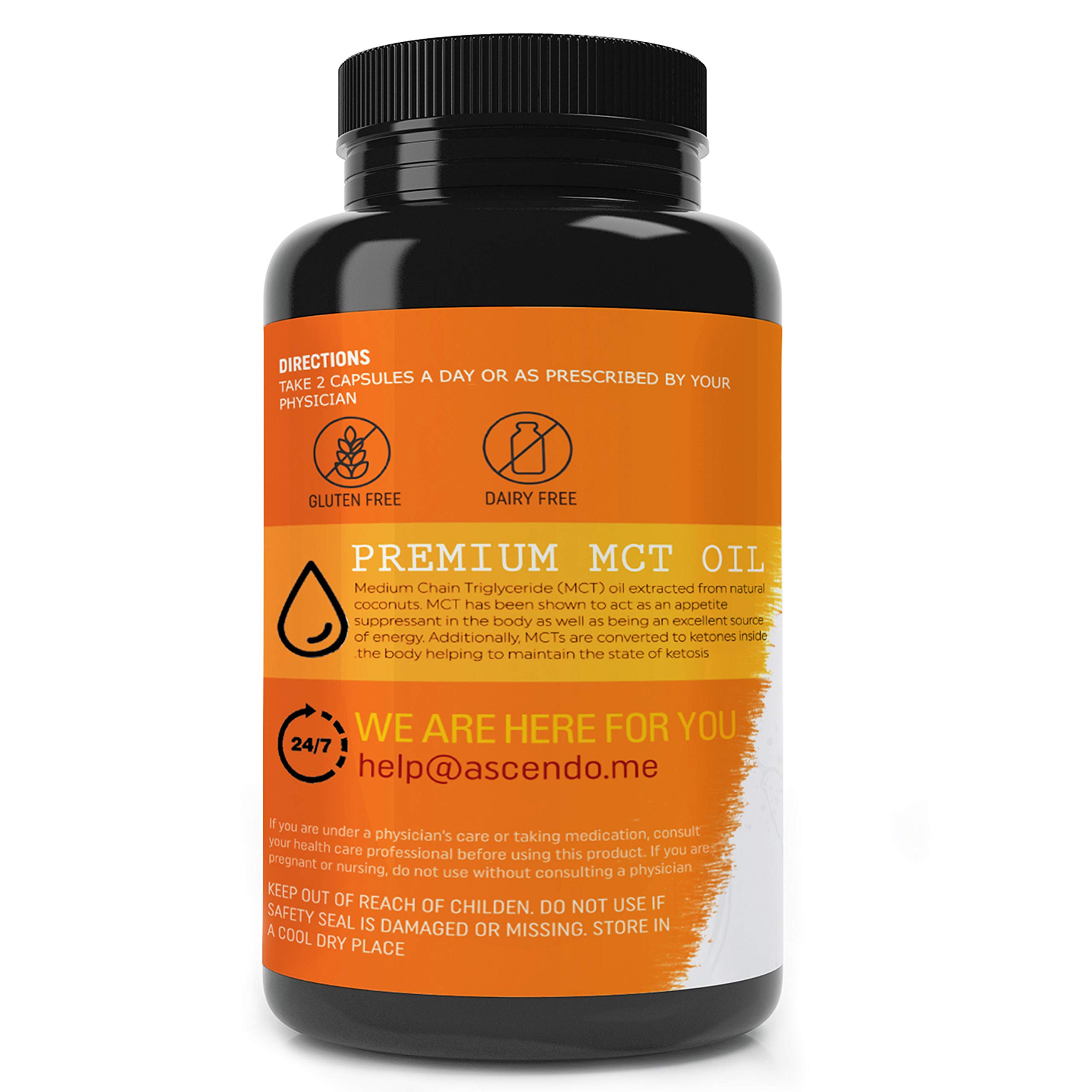 Keto Diet Pills - Advanced Weight Loss Supplement Shark Tank Fat Burner with Coconut MCT Oil, Exogenous BHB Ketones, and 7-Keto DHEA - Appetite Suppressant Carb Blocker for Women and Men - 60 Capsules