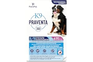Parapet K9 Praventa 360 for Extra Large Dogs, 6 Tubes