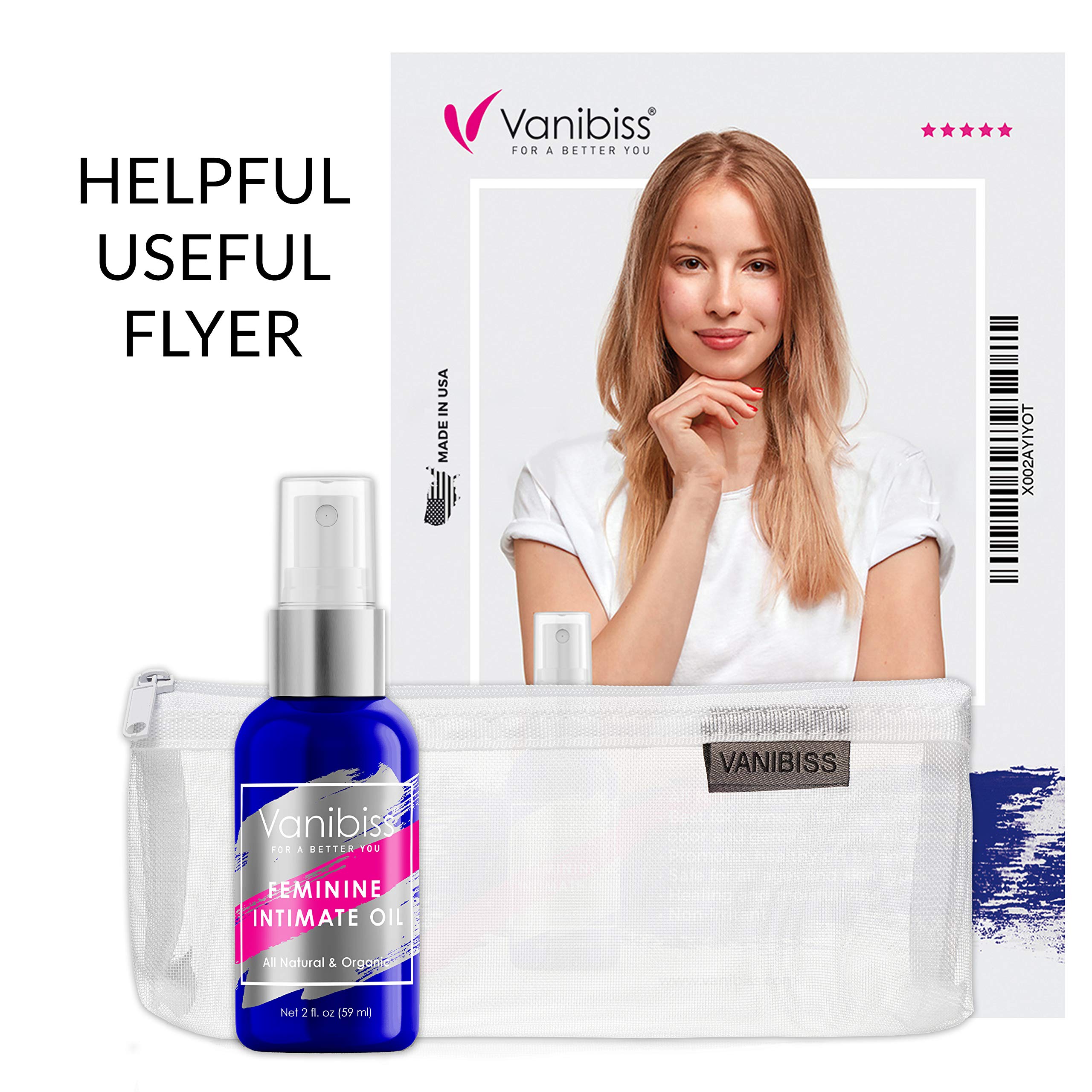 Vanibiss Feminine Oil Blend Intimate Oil for Feminine Care Relieves