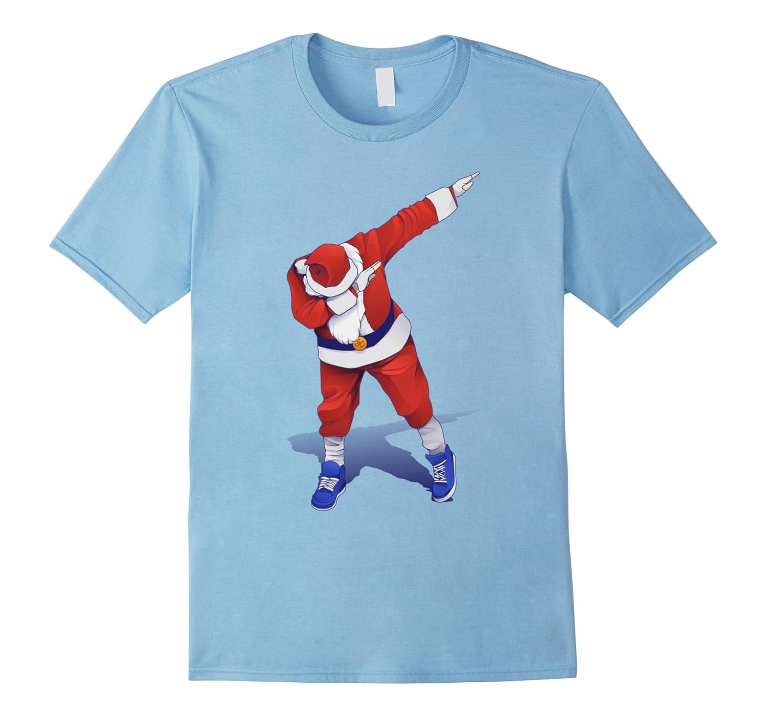 Dabbing Santa T-Shirt - Funny Merry Christmas Dab Tee-ANZ