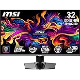 msi MPG 322URX QD-OLED 32-inch 3840 x 2160 (UHD) Computer Monitor, 240Hz, Adaptive-Synch, HDMI, DP Port, VESA Mountable, Tilt