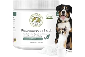 Wholistic Pet Organics Diatomaceous Earth for Mineral Support