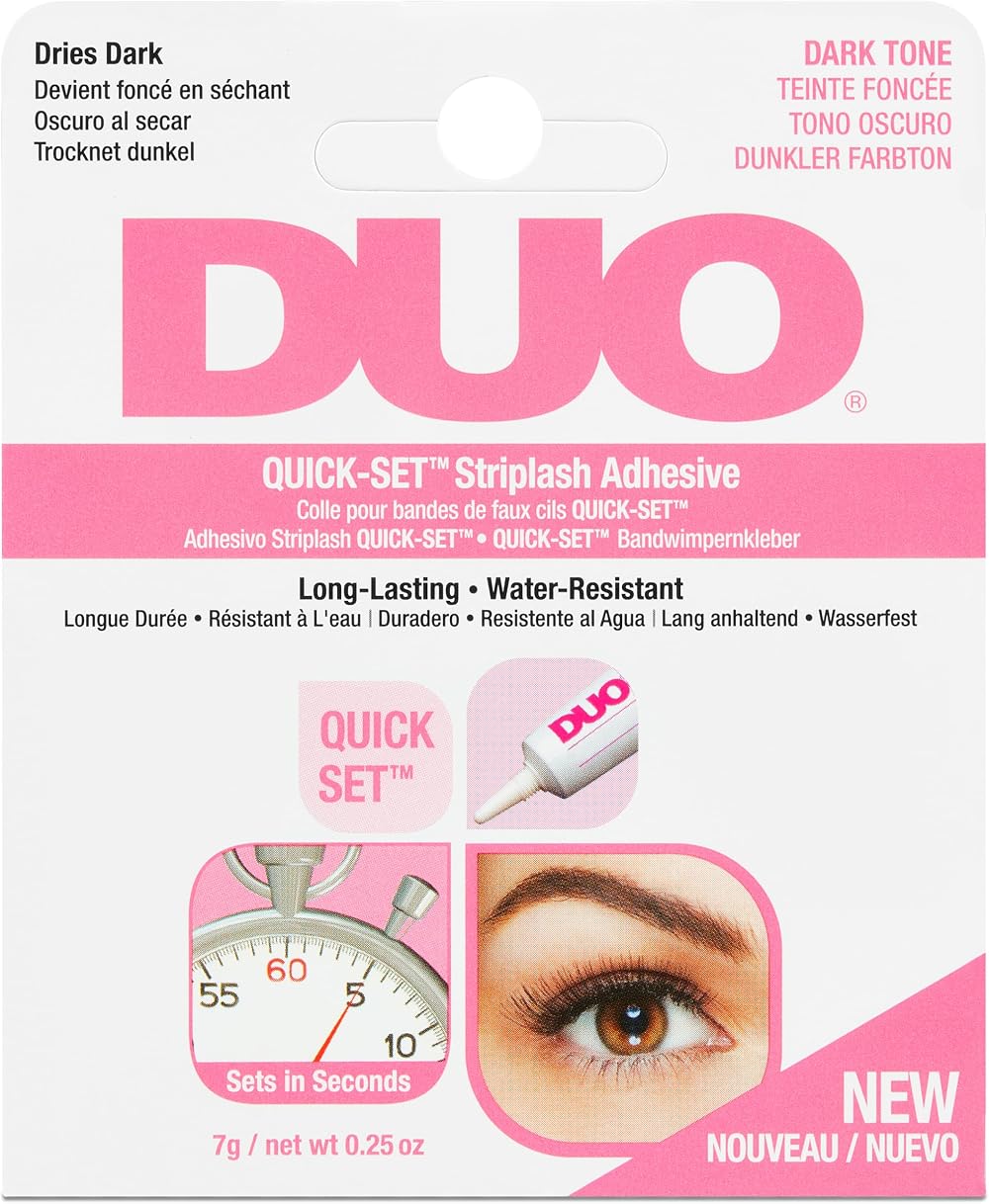 Duo Quick-Set Striplash Adhesive Black 0.25 oz Strong Hold Eyelash Glue