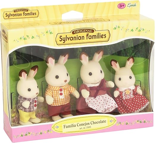 SYLVANIAN FAMILIES - Familia Conejos Chocolate, playset (3505): Amazon.es: Juguetes y juegos