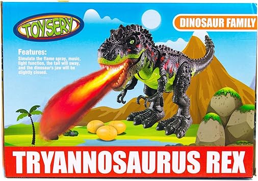 fire breathing dinosaur toy