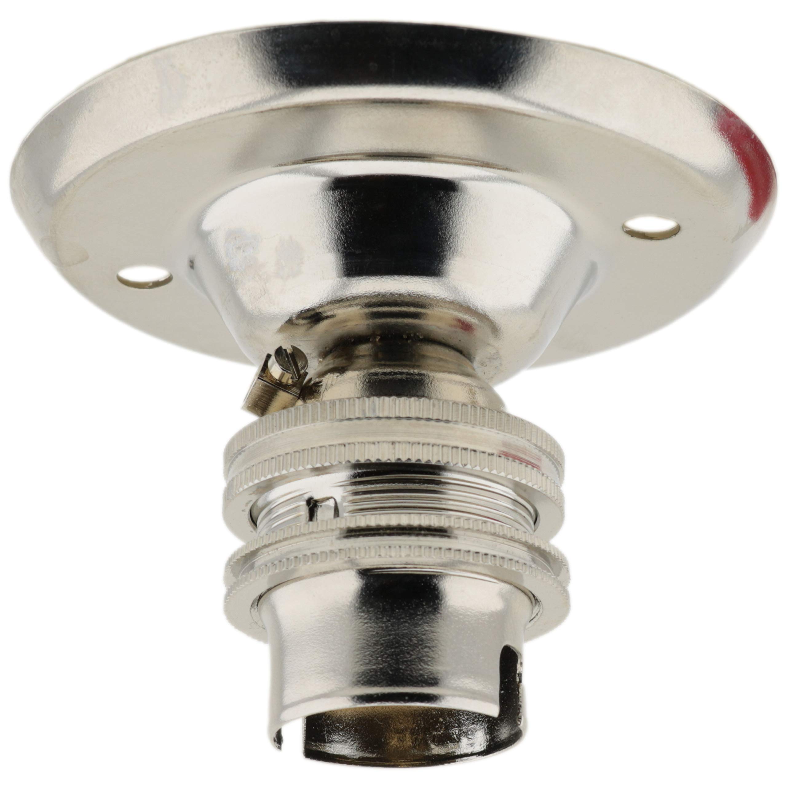 B22 Batten Bulb Holder in Chrome Finish