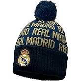 Icon Sports Real Madrid CF Soccer Pom Beanie - Unisex Adult