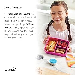 LunchBots Build -a- Bento Lunch Box, Silicone Bento