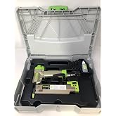 Cadex 21 gauge pin &amp; brad nail gun up to 35mm (1-3/8") with built in blow gun and comes in Metaboxx stacking case.