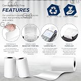 G4GADGET 5x 57x40mm Thermal Till Rolls Red Warning Stripe 5 Rolls view 4