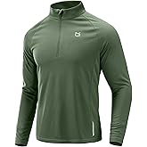 G Gradual Men's Running Shirts Long Sleeve Athletic Shirt Lightweight Quick Dry Quarter Zip Pullover for Men Workout Gym Golf