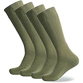 Freshpairs Men's Hiking Socks, Tactical Boot for Men, Over-the-Calf Work Boot Socks