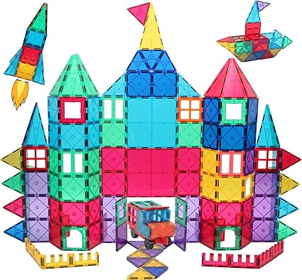 Manve Magnetic Blocks Tiles Toy 