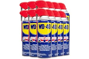 WD-40 Original Formula, Multi-Use Product with Smart Straw Sprays 2 Ways,12 OZ [12-Pack]