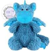 SuzziPals Dragon Plush with Microwavable & Freezable Heating Pad, Microwavable Stuffed Animals Heating Pad for Comfort, Laven