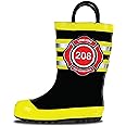 Lone Cone Elementary Collection - Premium Natural Rubber Rain Boots with Matte Finish for Toddlers and Kids