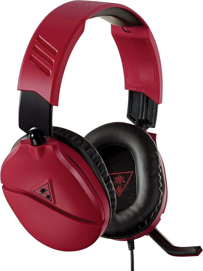 Turtle Beach Recon 70N Midnight Red Gaming Headset for PS5 PS4 Xbox Series X|S