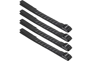 MASTERWISE Motorcycle Luggage Straps 15’’-48’’ Adjustable Stretch Safety Tie Down Strap for Travel/Transport/Bikes/Motor Sports Securing