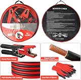TLGREEN 6M Extra Long Jump Leads 1500A Heavy Duty Jump Cables with Gloves view 5