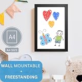 Clay Roberts A4 Black Photo Frame – Modern, Wall Hanging, Portrait or Landscape view 4