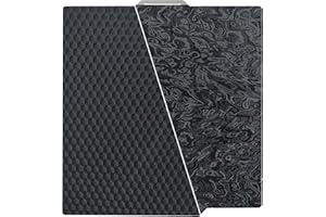 SIFROTHY Hexagon+Cloud Pattern 3D Printer Build Plate for Bambu Lab X1 X1C X1E P1P P1S A1,257x257mm Spring Steel Plate,Double Sided Flexible Sheet Removable Platform (Hexagon+Cloud Pattern)