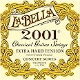 La Bella 2001 Extra Hard Tension Silver-Plated wound Classical Guitar Strings 030-045
