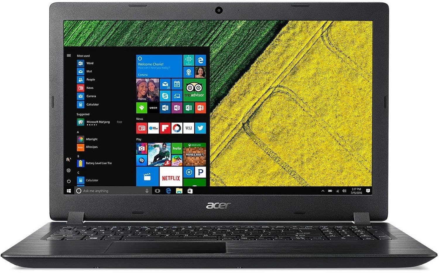 Buy Acer Aspire 3 A315-51-356P, 15.6-inch Laptop (Core  i3-6006u/4GB/1TB/Linux/InteL HD Graphics 520_Obsidian Black) Online at Low  Prices in India - Amazon. ...