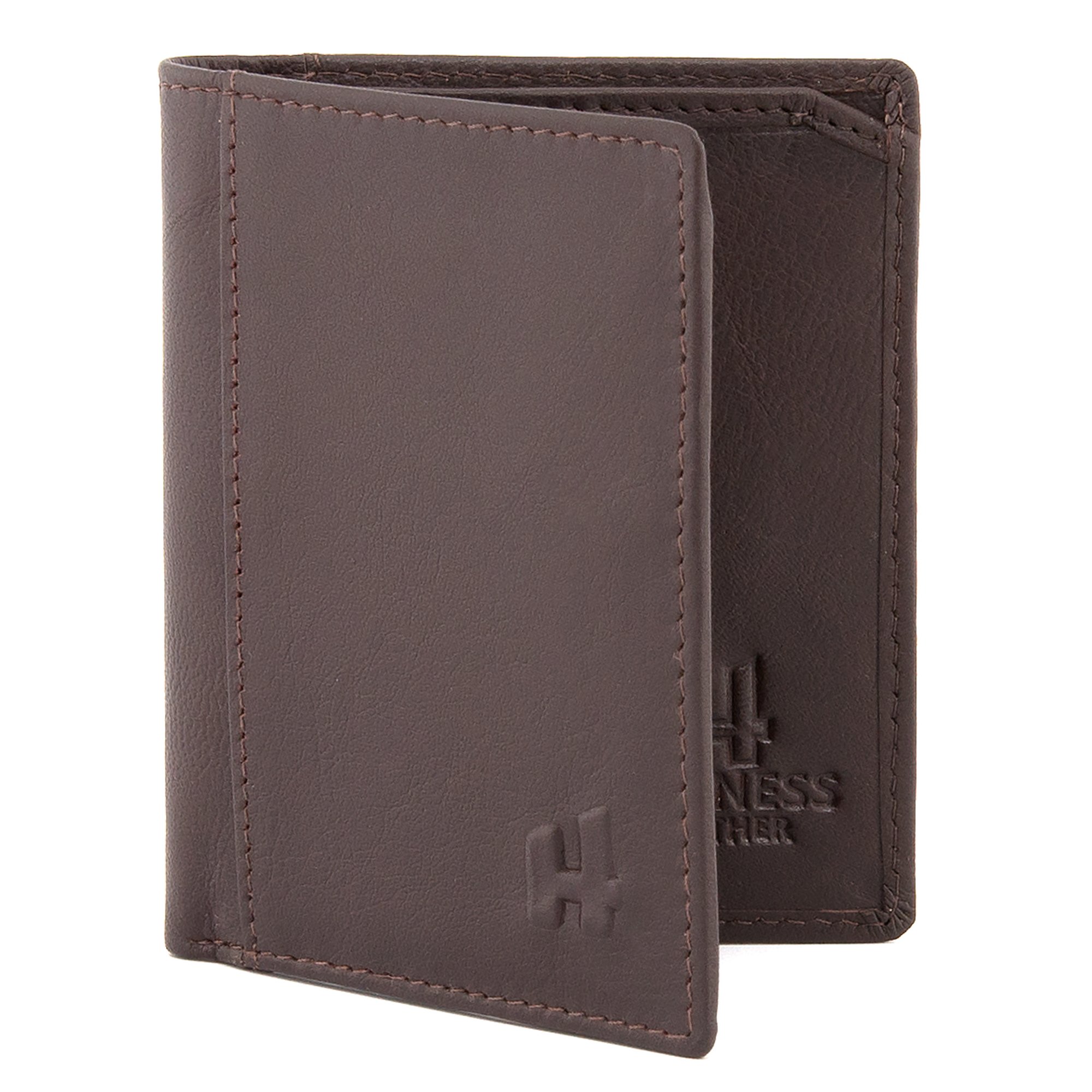 Harness Leather Slimline Wallet Brown