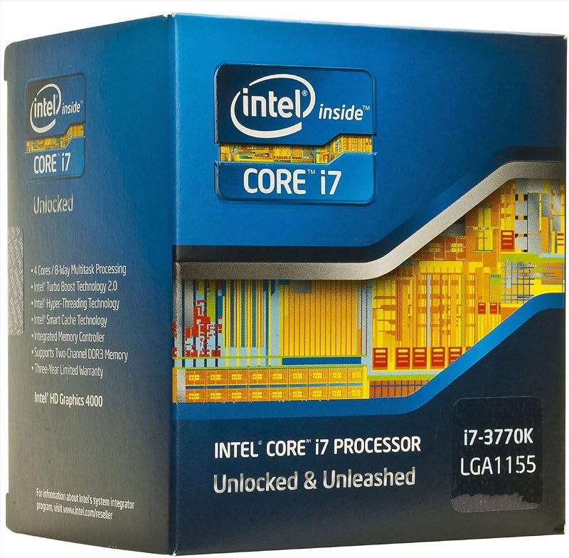 Intel Core i7-3770K 3.50GHz Socket 1155 8MB Cache Processor CPU