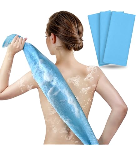 Amazon.com: SALUX Nylon Japanese Beauty Skin Bath Wash Cloth/Towel