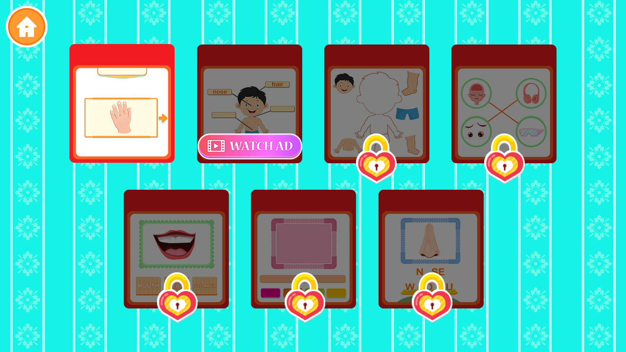 Human Body Parts Learning for Kids-Preschool Games:Amazon.com:Appstore ...