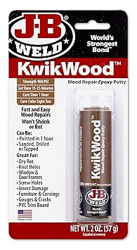J-B Weld 8257 KwikWood Wood Repair Epoxy Putty - 1 oz
