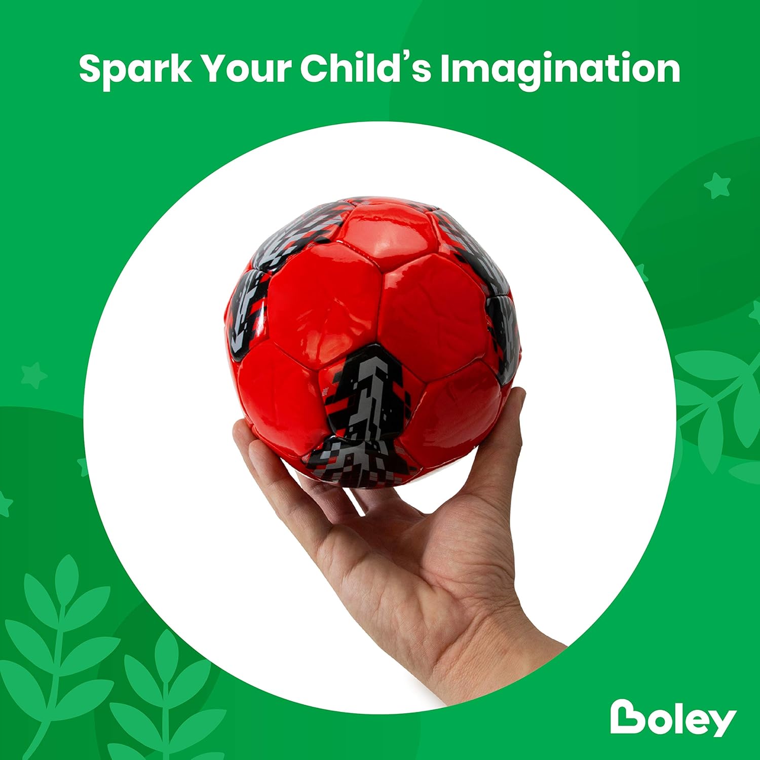 Boley Red & Black Soccer Balls with Air Pump - 2 Pack Inflatable Small Soccer Ball Set for Kids : Sports & Outdoors