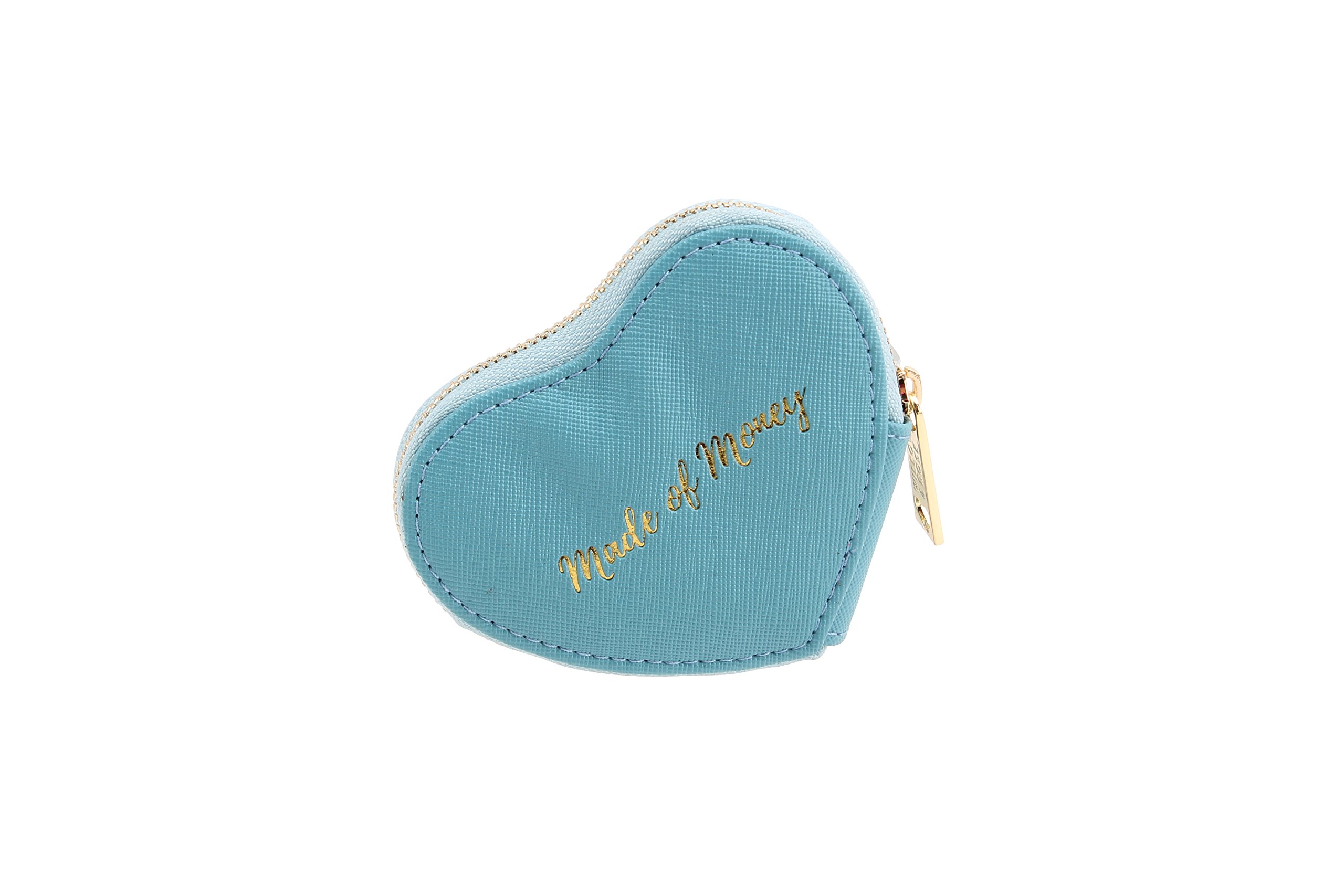 CGB Giftware | Willow and Rose 'Made of Money' Ladies Blue Heart Coin Purse | GB00664