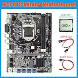 Lodokdre B75 ETH Mining Motherboard 8xPCIe USB Adapter LGA1155 CPU Cable view 6