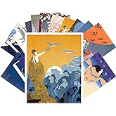 PIXILUV Vintage PostCards 24 pcs Erte Vintage Painting Art Deco
