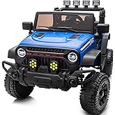 Hikiddo 24V Ride on Toy, Kids Electric Vehicle Car for Toddler 3-5 w/Remote | Bluetooth, Four-Wheel Suspension, Soft Start, 3 Speeds, Capacity 66lbs